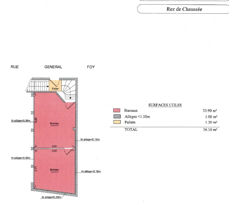 plan bureaux rdc