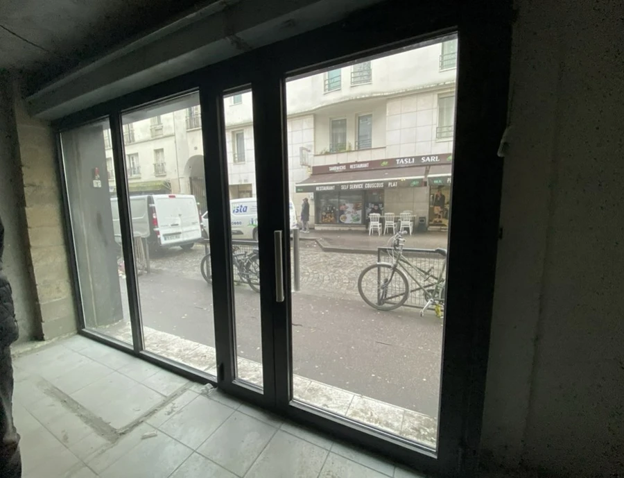 Nouvelle devanture posée