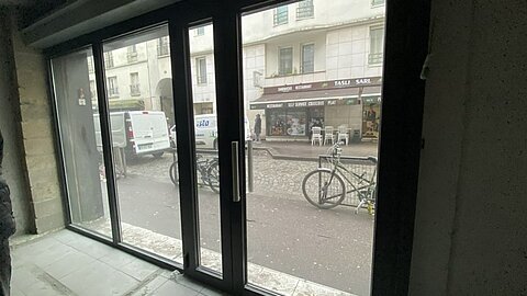 Nouvelle devanture posée