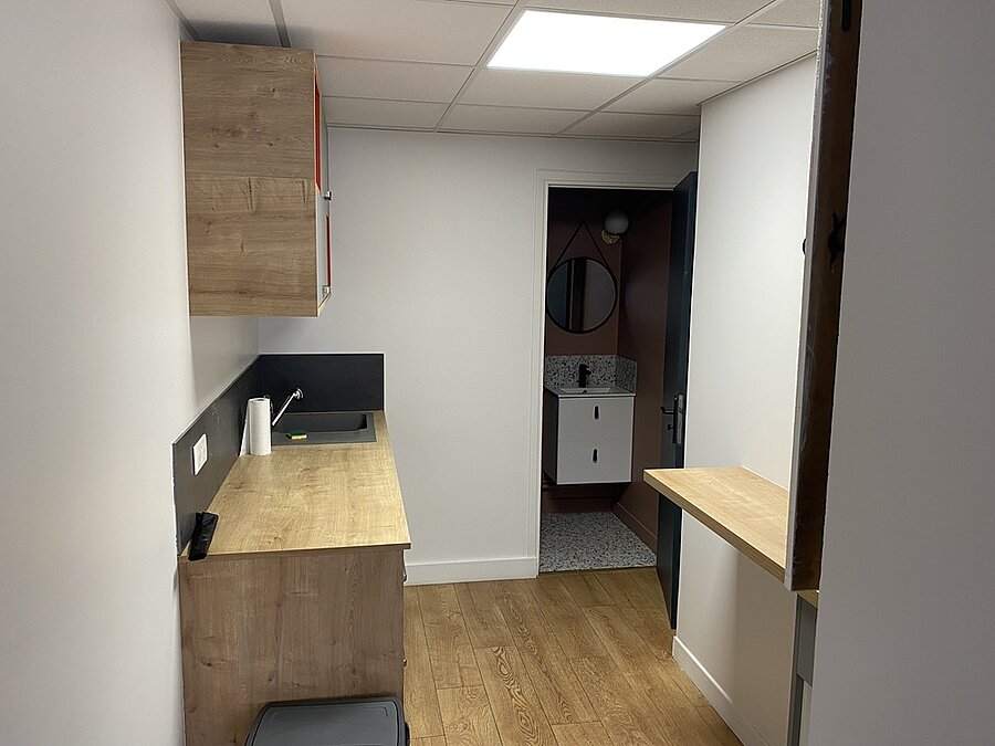 Espace kitchenette non destinée à de la restauration